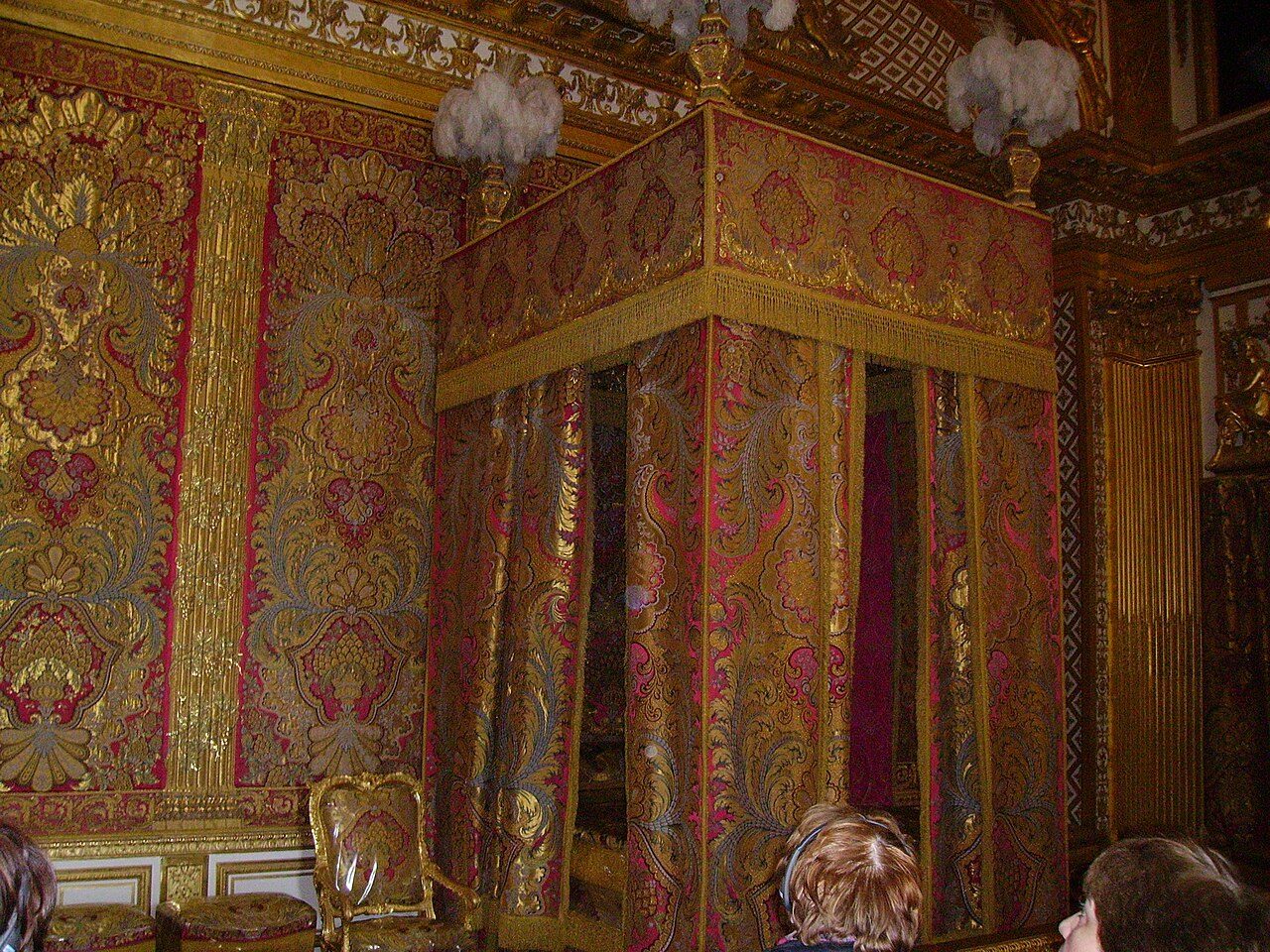 The King's Bedchamber at Versailles, centrepiece of the State Apartments